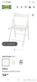 Stoličky skladacie Frösvi  Ikea - 2