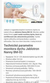 Nanny Jablotron 2x podlozka BM02 - 2