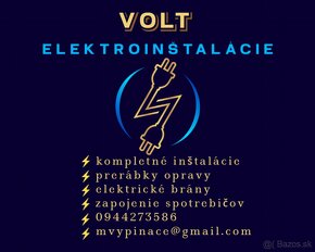 Elektroinštalačné práce - 2