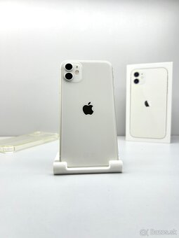 iPhone 11 WHITE NOVÁ BATÉRIA 100% TOP STAV - 2