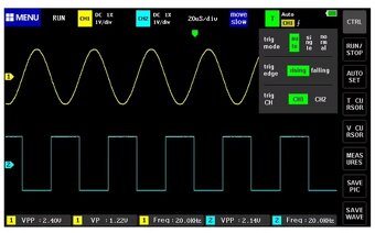 Digitálny osciloskop Fnirsi 1013D 2x100 Mhz - 2