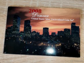 2008 USA Mint UNC Coin set , Denver - 2