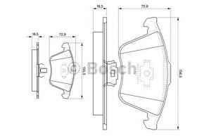 FORD VOLVO MAZDA SAAB brzdove platnicky predne - 2