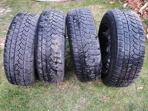 Zimné pneumatiky 195/65 r15 na diskoch - 2