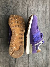 New Balance 574 Lether Purple - detske topanky - 2