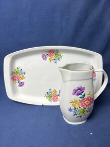 Džbán a tacka Alfoldi Porcelán Maďarsko - 2