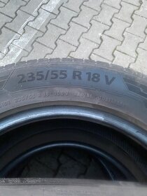 Predam 4ks letne  pneu 235/55r18  Barum/ hankoook - 2