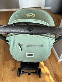 Cybex coya matt black leaf green - 2