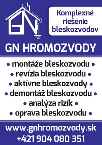 Montáž bleskozvodu - hromozvodu - 2