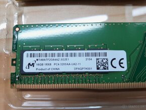 Micron 16GB 1Rx8 3200AA-UA2-11 DDR4 RAM  MTA8ATF2G64AZ-3G2E1 - 2