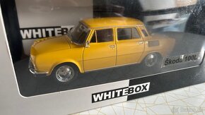 ŠKODA 100L žltá - WhiteBox 1/24 - 2