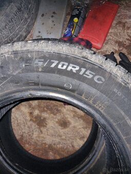 Pneumatiky na dodavku 195/70 R15C  2ks - 2