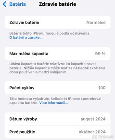 NOVÝ iPhone 15 Black 128GB - 2