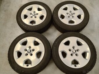 Predam zimne ALU 5x100 R15 6J ET38 SKODA FABIA RAPID - 2