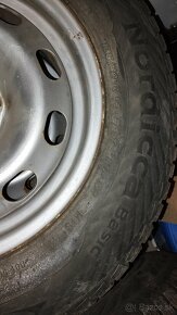 plechové kolesá so zimnými pneumatikami - 2