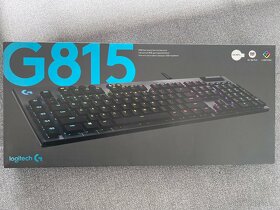 Predám klávesnicu Logitech G815 LIGHTSYNC RGB GL Tactile - 2