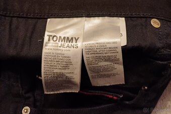 Tommy Hilfiger čierne slim fit sttečovè - 2