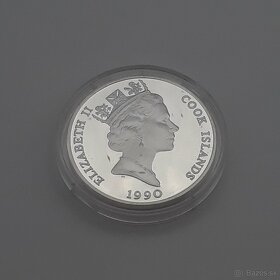 Strieborné mince v bubline - 2