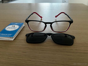 Detské okuliarové rámy dioptrické so slnečným magnet. klipom - 2