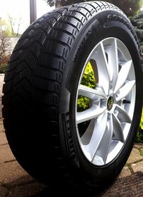 lu R16 5x112, zimné pneu 215/60, SuperB, Yeti, VW Passat - 2