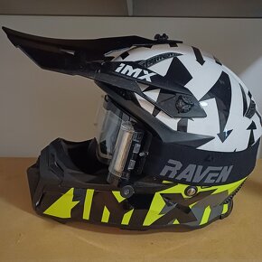 Motokrosová přilba IMX + brýle Raven - 2