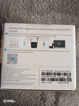 Predám Xiaomi zosilovač wifi signálu - 2