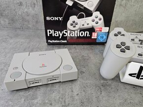 Sony Playstation Classic + 2 ovládače, 20 originál hier - 2