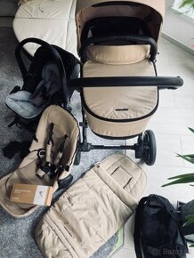 EASYWALKER SET XXL kočík kombinovaný Jimmey Sand Taupe s pří - 2