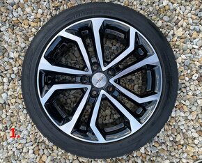 17" disky Dezent TA Dark 5x114,3 s letnými pneu 215/45 R17 - 2