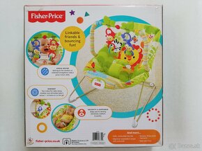 Fisher Price Rainforest Friends Lehatko Sedatko Kresielko0m+ - 2