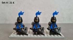 LEGO BLACK FALCON minifigúrky, vojsko, kone - 2