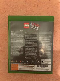 Predám hry na xbox one Lego movie - 2