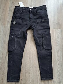 Panske ZARA cargo jeansy - 2