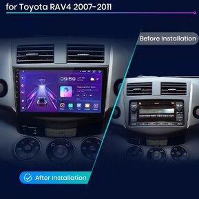 Radio Toyota RAV4,9",1+32GB,2007-2011,GPS,WiFi,BT,Android 13 - 2