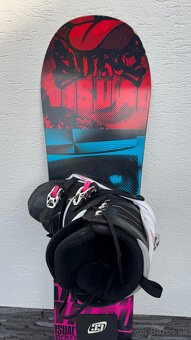 Snowboard NITRO 149cm camber Topánky 43 - 2