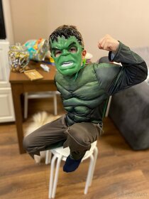 Hulk detský kostým + maska - 2