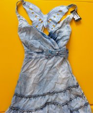 dievčenské riflové šaty - 2