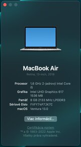 MacBook Air 13" 2018 - 2