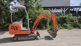 Minibager Kobelco E16, váha 1600kg, 3x lyzica,rychloupinak - 2