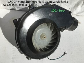 Nový ventilátor kúrenia na Škoda 110 original ČSSR - 2