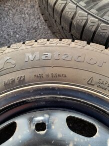 Predám zimné pneu Matador Nordica 165/70 R14 - 2