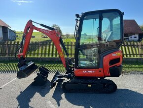 Minibagr Kubota KX018-4 hyd.podvozek + svahovka, 2014 - 2