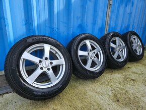 Alu disky 5x114,3 16" + zimné pneu 215/60 R16 99H - 2