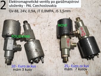 Elektromagnetické vzdušné ventily TATRA LIAZ - 2