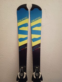 131 cm detske slalomky SALOMON s viazanim - 2