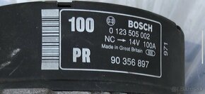Alternátor Bosch z Opel Vectra B 1.8 16v (14v 100A) - 2