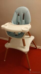 Detská jedálenská stolička EcoToys 2v1 - 2