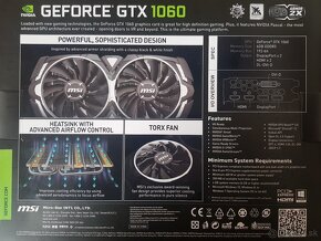 MSI Geforce GTX 1060 - 2