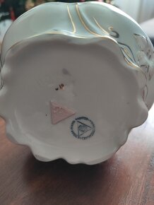 Poháre - misky - ružový porcelán - sklo - 2