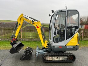 Minibagr Wacker Neuson ET16 hyd.podvozek+svahovka,2500mth - 2